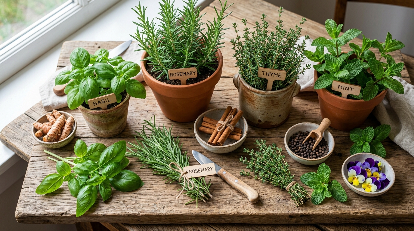 Ierburi aromatice și condimente gourmet AGRI SANOCTO